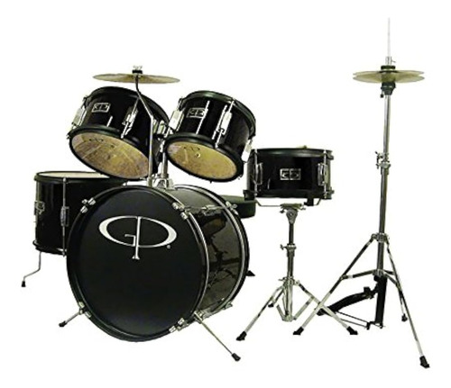 Juego De Bateria Gp Percussion Gp55bk De 5 Piezas Para Juni