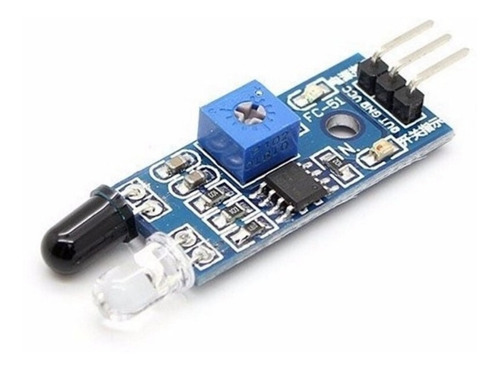 Imagen 1 de 5 de Sensor Arduino Infrarrojo Modulo Detector Obstaculos 
