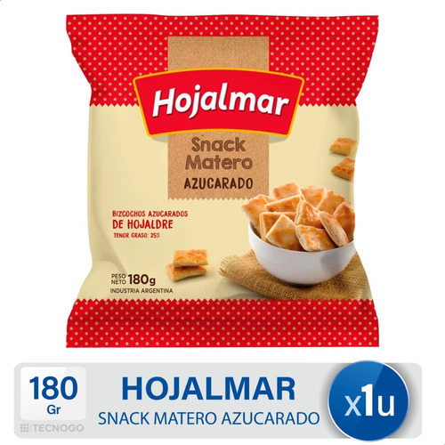 Galletitas Hojalmar Snack Materos Azucarados - Mejor Precio