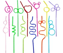 Comprar Pajitas Tontas 24 Pcs Reutilizables Para Beber Pajitas Para