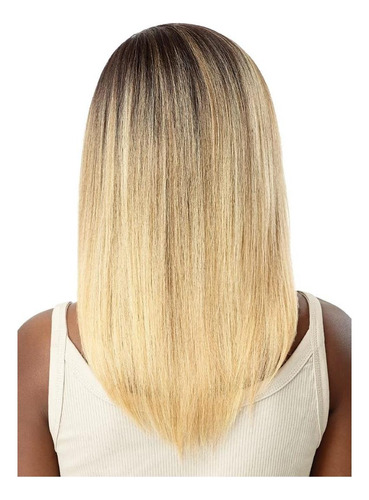 Peluca Frontal De Encaje Outre Yaki Natural 18 Dr Chocolate