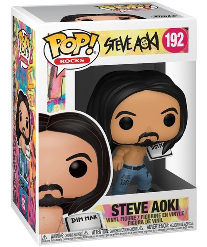 Funko Pop! Rocks - Steve Aoki With Cake #192 (en D3 Gamers)