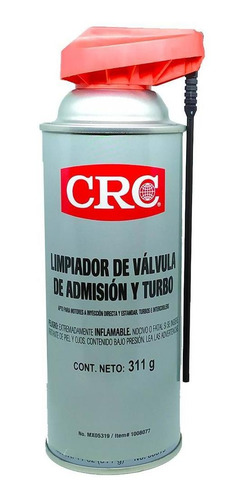 Imagen 1 de 3 de Crc Limpiador Válvulas De Admisión Y Turbo 311g Gdi Tsi