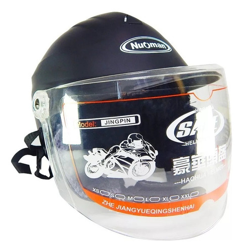 Casco De Moto Abierto Nuoman Bicicleta Nuevo Racing