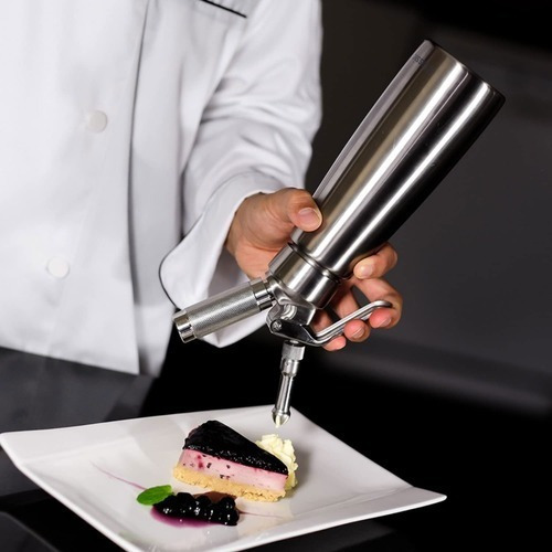 Sifon/dispensador Chantilly De 0.5 Litros Acero Inoxidable