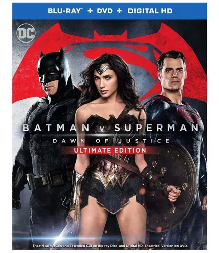 Blu-ray + Dvd Batman V Superman / Ultimate Extendida | Cuotas sin interés