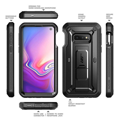 Case Supcase Para Galaxy S10e Protector 360° Con Apoyo