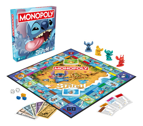 Juego De Mesa Monopoly Disney Stitch