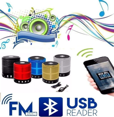 Caixa De Som Bluetooth Caixinha Wireless Mp3 Usb 887