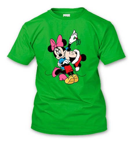 Playera Navidad Mickey Y Minnie Mouse Disney