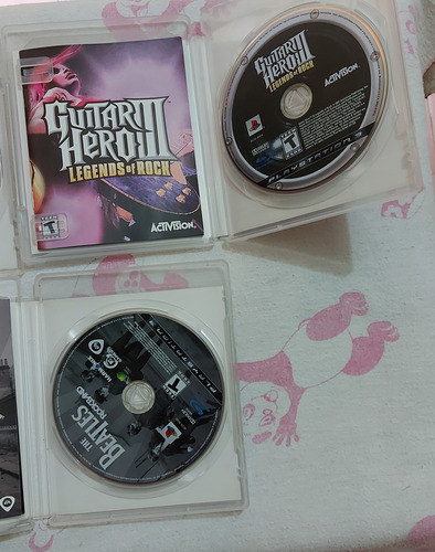 Guitar Hero Playstation 3 Gh3 World Tour Y Beatles Rock Band (Usado)