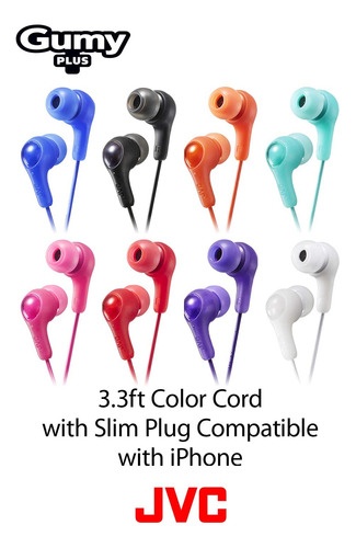 Jvc Hafx7p Audífonos Ergonomicos Con Goma En La Oreja, ...