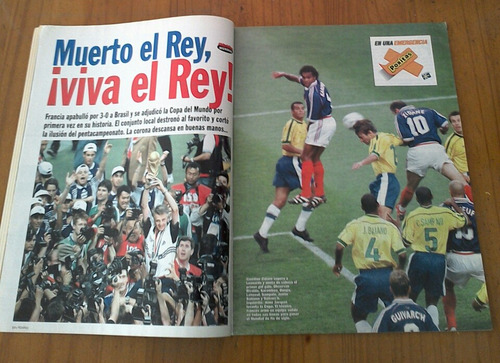 El Gráfico Ascenso De Talleres Francia Campeon Mundial 98