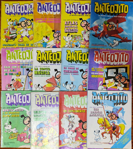 Lote Revista Anteojito 1979 - 1980 + Suplementos + Extras (Usado)