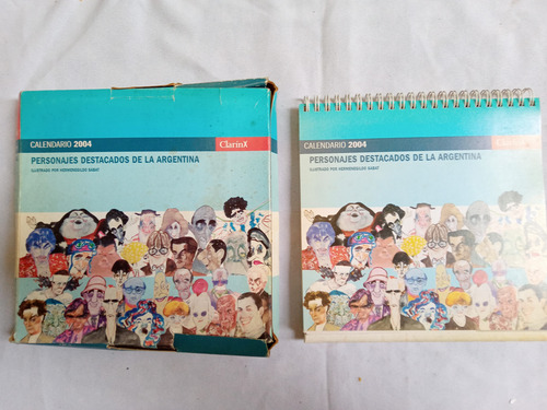 Almanaque Calendario Antiguo * Clarin 2004 Personajes Argent Personajes (Usado)