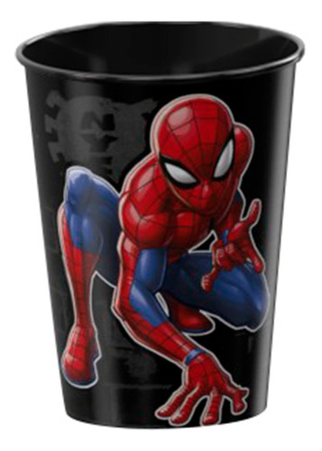 Vaso Plástico 320 Ml Spiderman