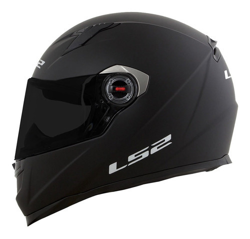 Capacete Moto Ls2 Ff358 Monocolor Preto Fosco Matt Black