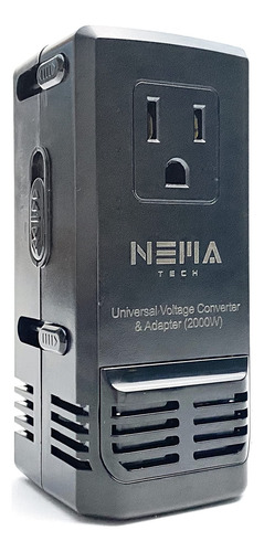 Pack Nematech: Convertidor De Voltaje Universal Y Adaptador