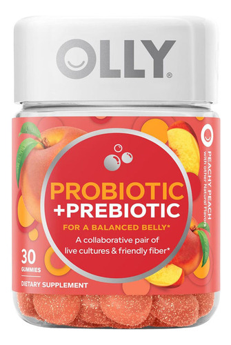 Probiotic + Prebiotic Peach 30 Count By Olly