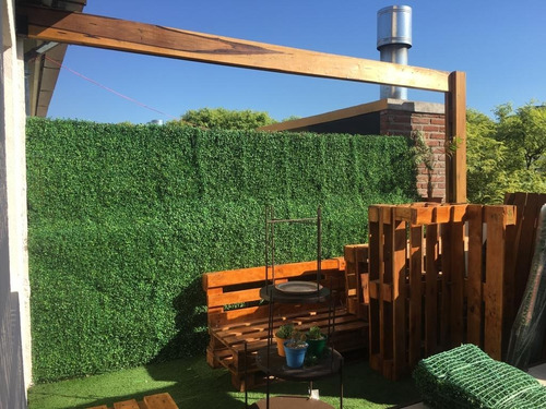 Ligustrina Artificial Muro Arbusto Planta Pack Verde 10u