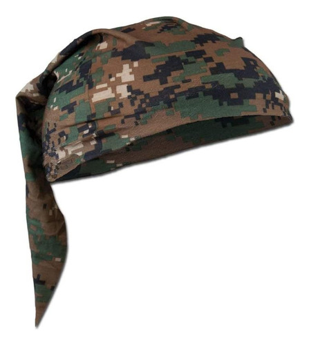 Casco Multifunción Mil-tec, 100 % Poliéster, Camuflaje Woodl