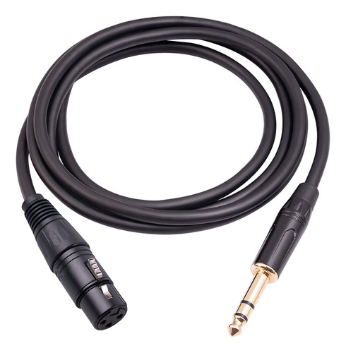 Cable De Audio Con Altavoz Macho Trs 6.35, Antiinterferente,