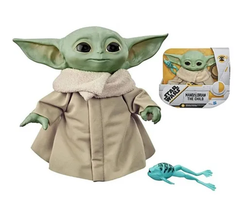 Star Wars Peluche de Baby Yoda de El Mandaloriano, Cuerpo Blando y