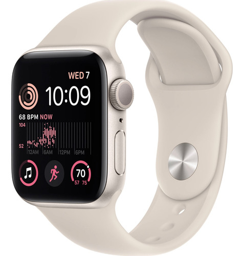 Apple Watch Se 2da Gen Gps Plata Estelar 40mm (Reacondicionado)