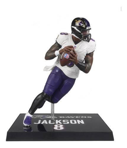 Figura Mcfarlane Legacy NFL Ravens de Lamar Jackson F22