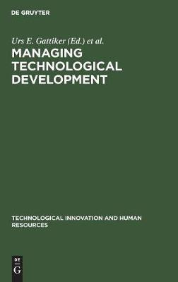 Libro Managing Technological Development : Strategic And ...