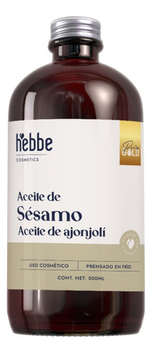 Aceite De Sesamo Puro AjonjolĂ Humectate Reparador 500ml
