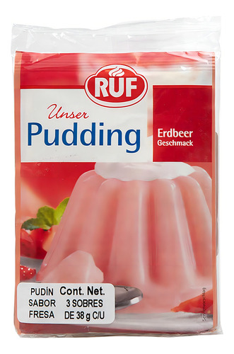Polvo Ruf Pudín Fresa 37g