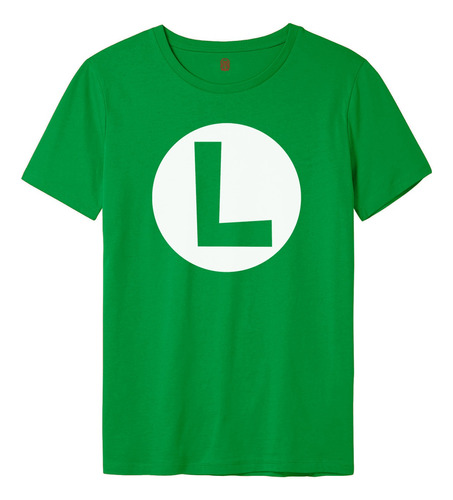 Polo Personalizado Logo Mario Bros Luigi 001