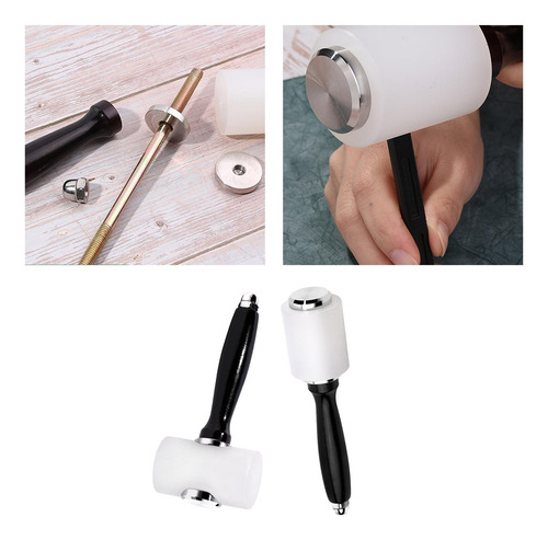 Martillo Manual De Nailon Para Tallar Cuero, 2 Piezas, Para