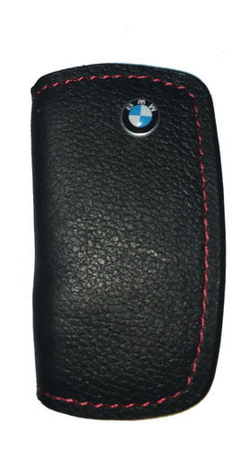 Protector Para Llave  Bmw 100% Cuero Llavero Forro Neg