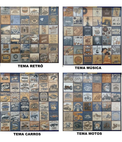 Imagem 6 de 9 de Mesa Bistro Ladrilho 1.20 Metros Azulejo Retrô