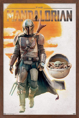 Star Wars: The Mandalorian - Póster De Pared De Mando ...