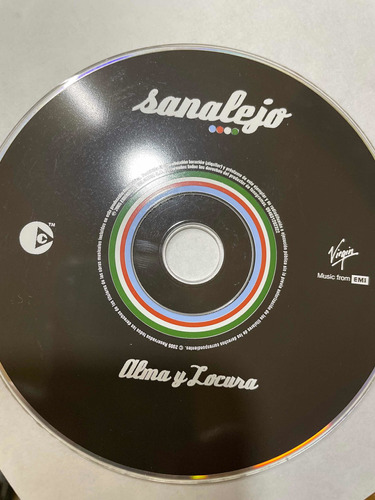 Cd Sanalejo Alma Y Locura. Sin Carátulas