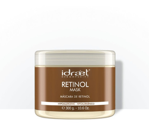 Retinol Mask X300g. Máscara Antiage Pieles Muy Secas Idraet 