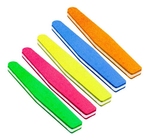 Pack 50 Limas Jumbo Colores Super Acolchonada 18cm Manicuria