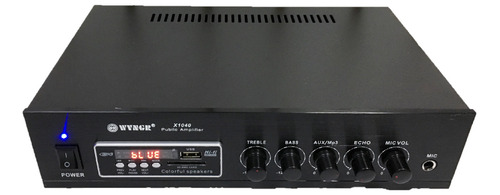 Amplificador De Sonido Ambiental Bluetooth Radio Fm Usb 75 W