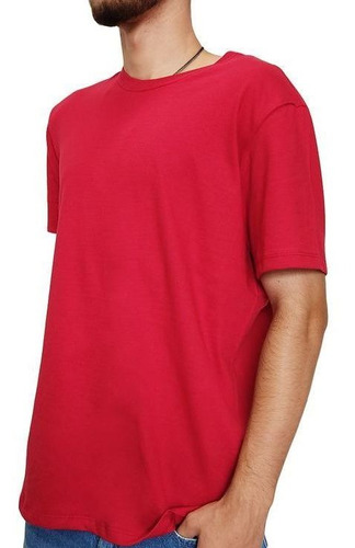 Camiseta Hering Masculina Algodão Básica Vermelha 0201rvten