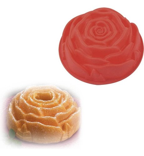 Kit 3 Moldes Repostería Silicona Flores Pastel Redondo Rosca