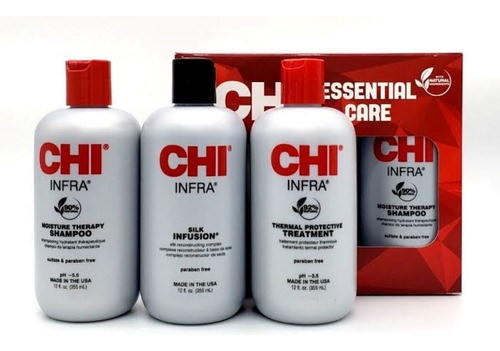 Chi Infra Kit Trio Shampoo & Tratamiento & Seda 355ml/ 12oz 