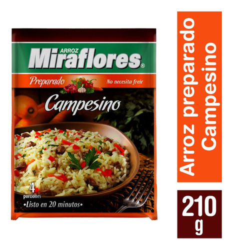 Miraflores Arroz Campesino 210 Gr