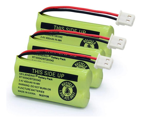 2,4 V 400 Mah Bt-183342 Bt-283342 Bt-166342 Bt-266342 B...