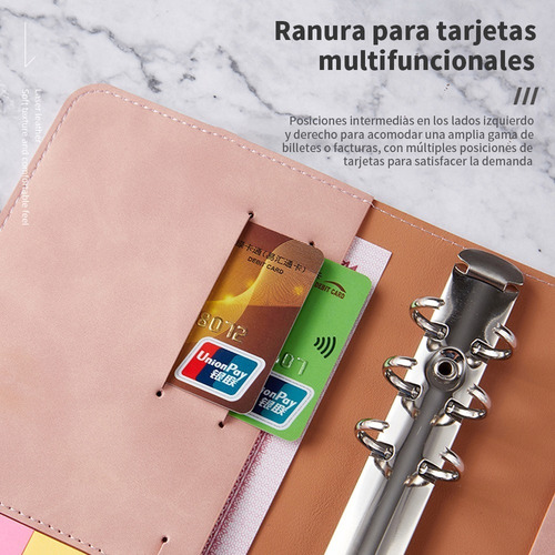~ A6 Carpeta De Argollas Libreta De Cuero Carpeta Planner