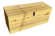 Comprar Cajon Baul 1 Mt Juguetero Organizador De Mudanza Madera Pino