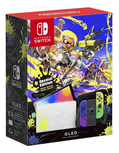 Consola Nintendo Switch Oled Splatoon Versión Japón