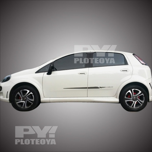 Calcos Black Motion De Fiat Punto - Ploteoya